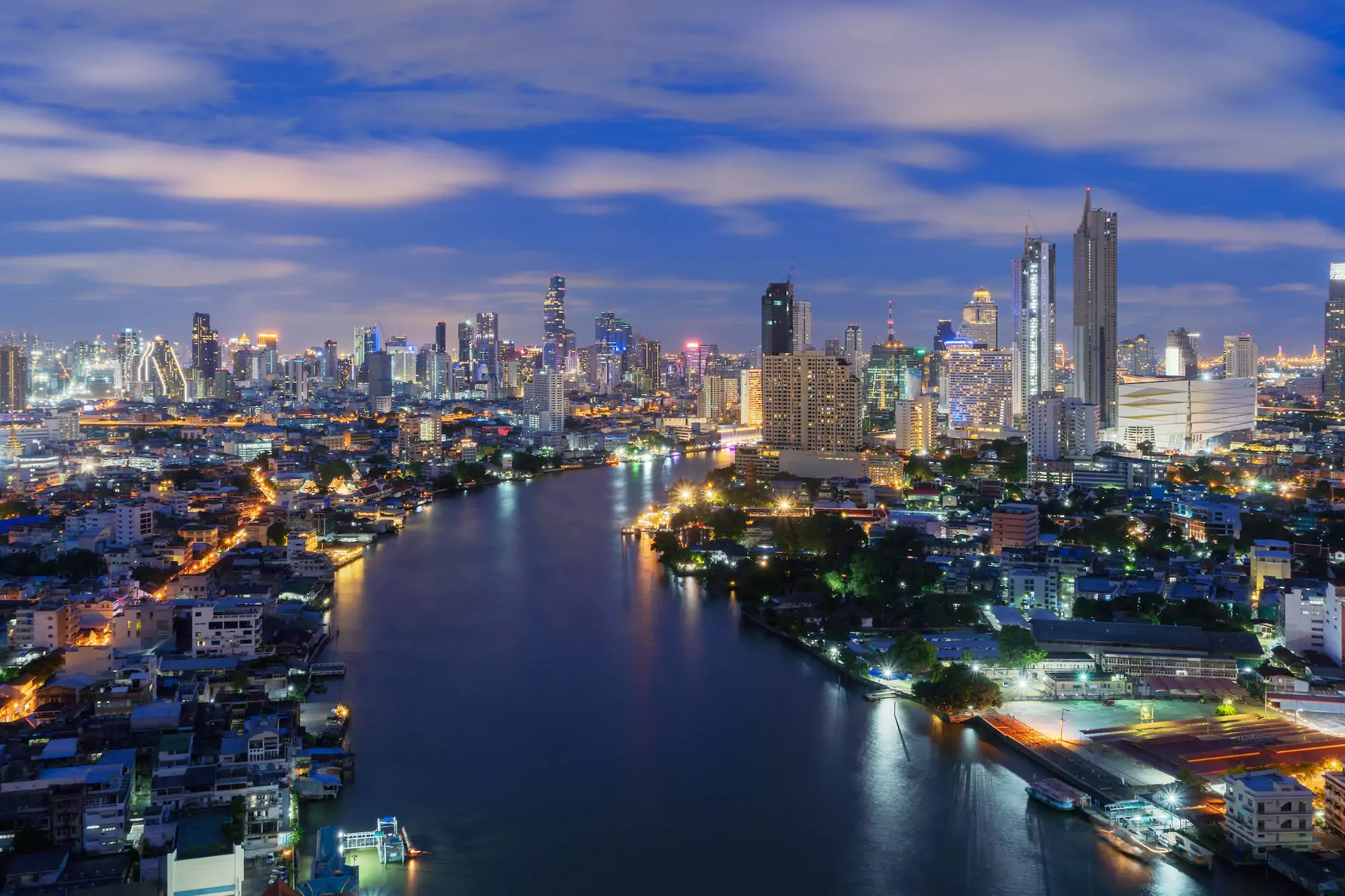 urban city in bangkok thailand